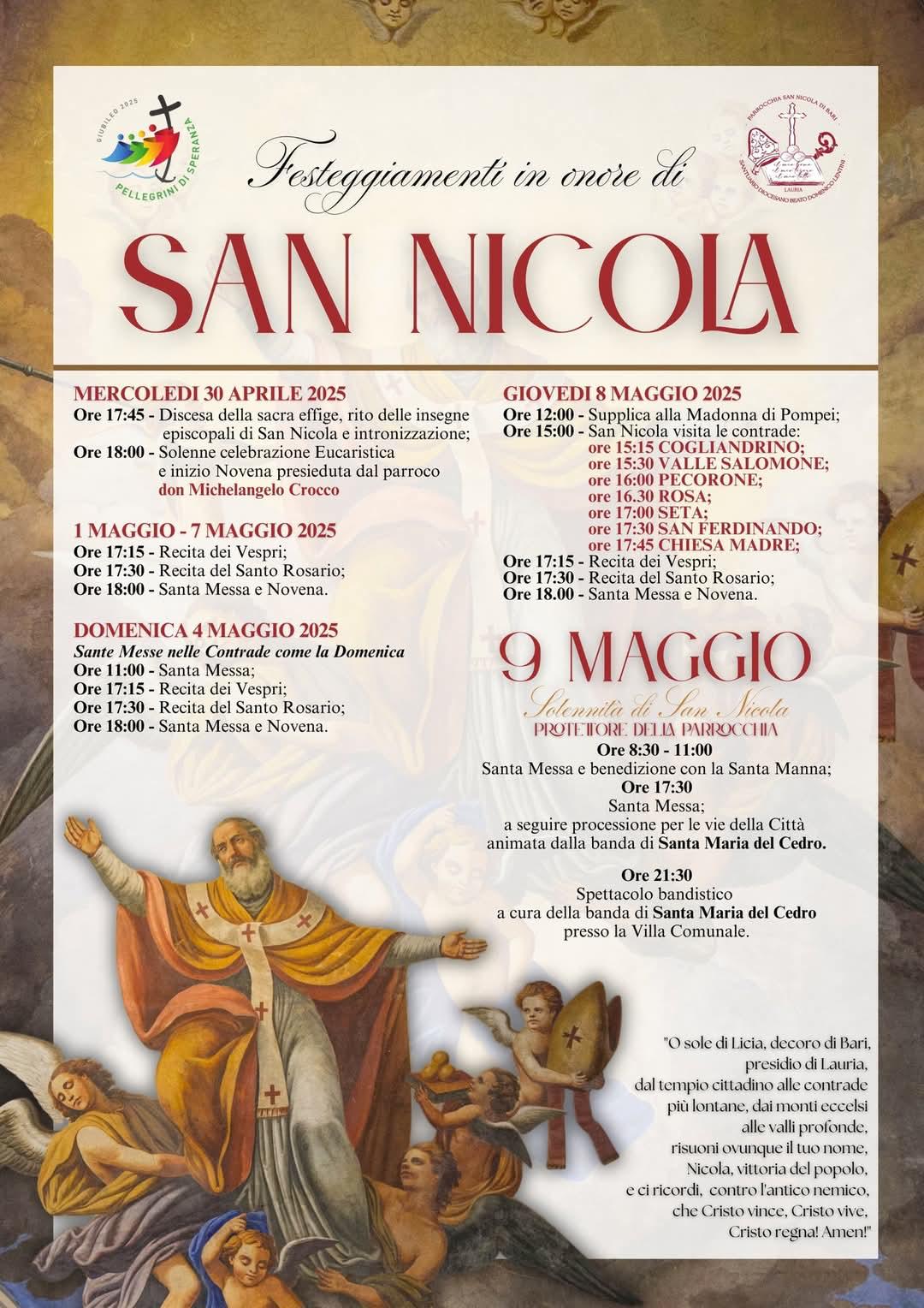 Locandina San Nicola 2025